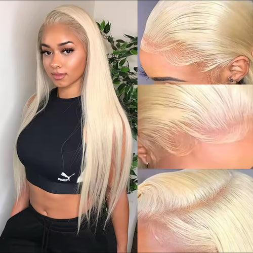 DORA - Perruque 13x4  Lace Front Honey Blonde Straight | Cheveux 100% Humains | Nialux Perruque