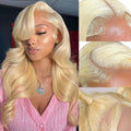 DORA - Perruque 13x4  Lace Front Honey Blonde Straight | Cheveux 100% Humains | Nialux Perruque
