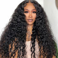 VIOLETTA - Perruque 13x4 Lace Front  Noir Jerry Curly | Cheveux 100% Humains | Nialux Perruque