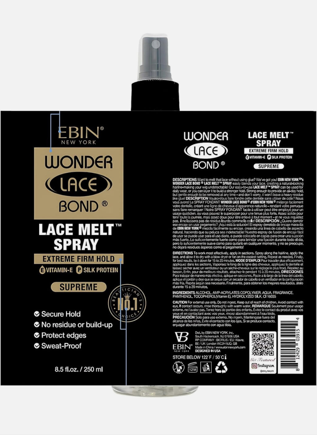 Wonder Bond Melting spray 250ML SUPREME