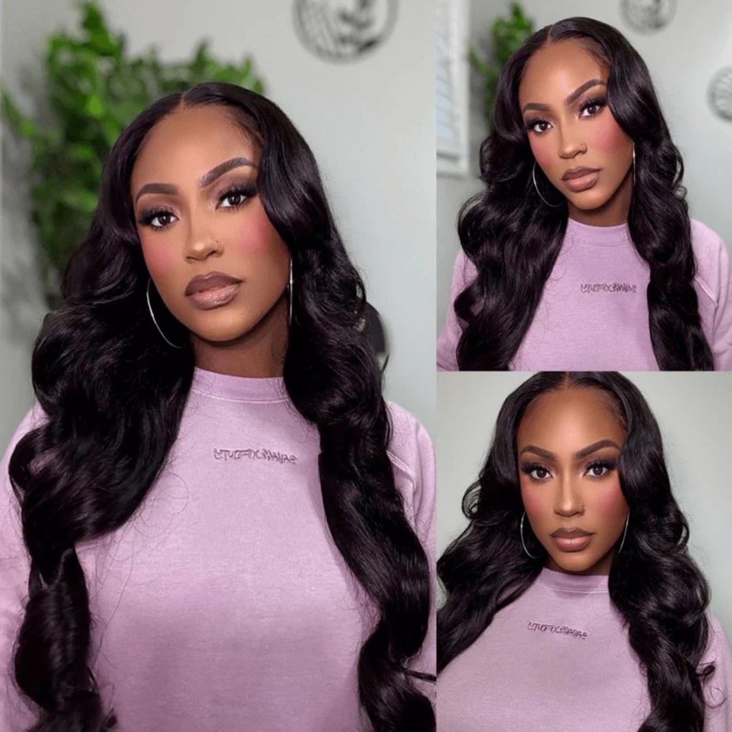 Perruque 13x4  Lace Front  Noir & Chatain miel Body Wave | Cheveux 100% Humains | Nialux Perruque